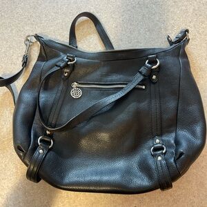 Coach Black Leather Women's Bag
